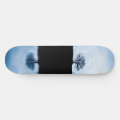 Blauwe spiegel skateboard (Horizontaal)