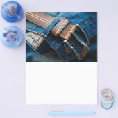 Blauwe spijkerbroek flyer (Enkel)