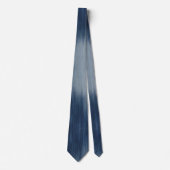 Blauwe spijkerstof das (Voorkant)