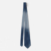 Blauwe spijkerstof das (Achterkant)
