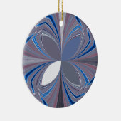 Blauwe spin keramisch ornament (Rechts)
