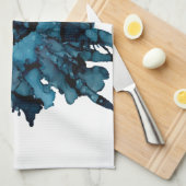 ! Blauwe spinnebloem- Theedoek (Quarter Fold)