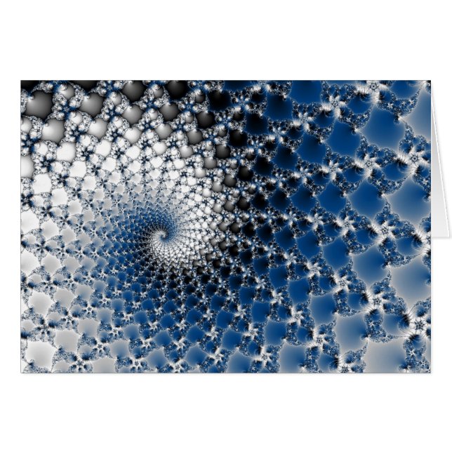 Blauwe spiraal (Voorkant Horizontaal)