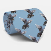 Blauwe Spix's Macaw Stropdas (Opgerold)