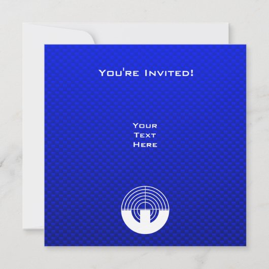 Blauwe sport kaart (Voorkant)