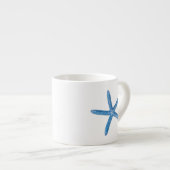 Blauwe staartvis espresso kop (Voorkant rechts)