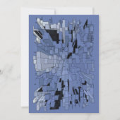 Blauwe stad kaart (Voorkant)