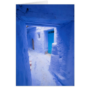 Blauwe stad steeg