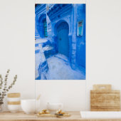 Blauwe Stadspoort Poster (Keuken)