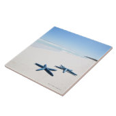 Blauwe Starvis Tegeltje (Zijkant)