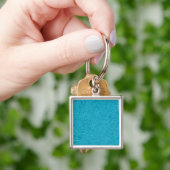 Blauwe steen sleutelhanger (Hand)