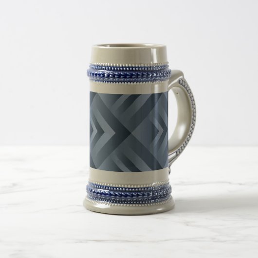Blauwe steenbg bierpul (Voorkant rechts)