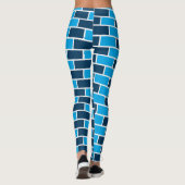 Blauwe stenen leggings (Achterkant)