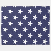Blauwe ster 60x80 fleece deken (Voorkant (Horizontaal))