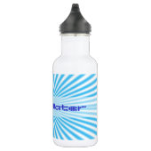 blauwe ster explosie cool ontwerp waterfles (Rechts)