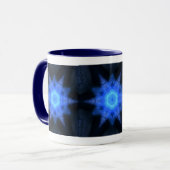 Blauwe ster mok (Voorkant links)