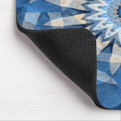 Blauwe ster..... muismat (Hoek)