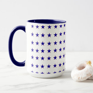 Blauwe ster van Amerikaanse vlag Mok
