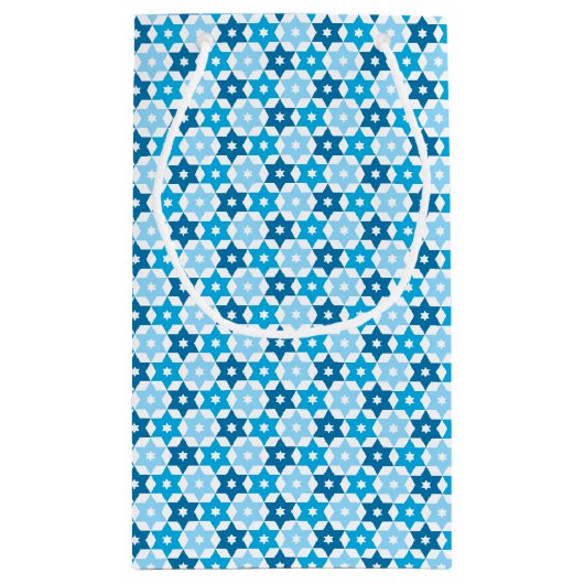 Blauwe ster van David Klein Cadeauzakje (Achterkant)