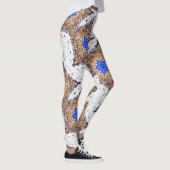 Blauwe sterren multi-kleur leggings (Rechts)