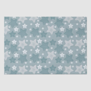 Blauwe sterren tissuepapier