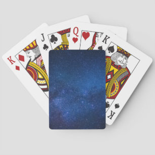 Blauwe sterrenhemel Zazzle_Growshop. Pokerkaarten