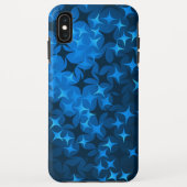 Blauwe Sterrennacht kerst/feestdag Case-Mate iPhone Case (Achterkant)