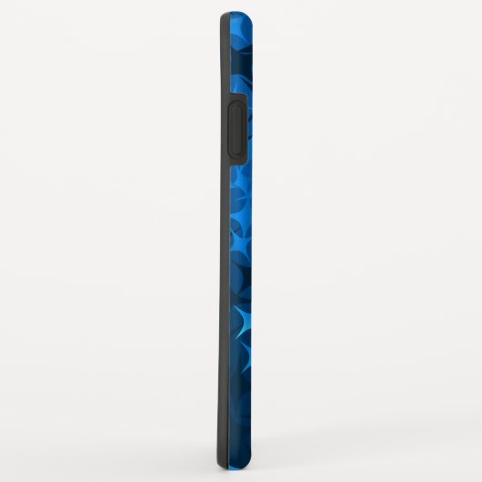 Blauwe Sterrennacht kerst/feestdag Case-Mate iPhone Case (Achterkant/rechts)