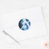 Blauwe sticker (Envelop)