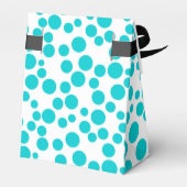 Blauwe stip bedankdoosjes (Achterkant)