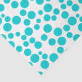 Blauwe stip tissuepapier (Detail)
