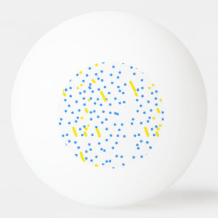 Blauwe Stippen Pingpongballen