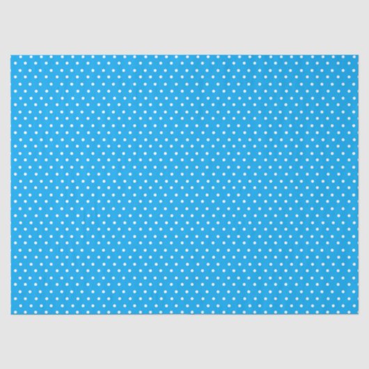 Blauwe Stippen Tissuepapier (Voorkant)