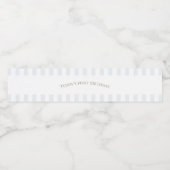 Blauwe Stomme Gans Waterfles Label Etiket (Enkel label)