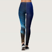 Blauwe streak Stack-Leggings Leggings (Achterkant)