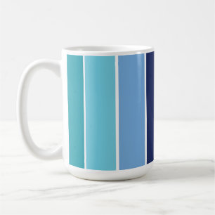 Blauwe streep koffiemok