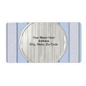 Blauwe streep labels (Voorkant)