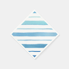 Blauwe streep servet