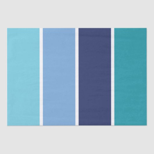 Blauwe streep tissuepapier (Voorkant)