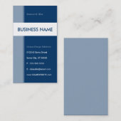 blauwe streep visitekaartje (Voorkant / Achterkant)