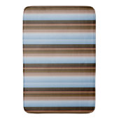 blauwe strepen badmat (Voorkant Verticaal)