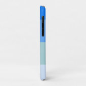Blauwe strepen Case-Mate iPhone case (Achterkant/links)