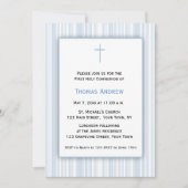 Blauwe strepen, eerste gemeenschap kaart (Voorkant)