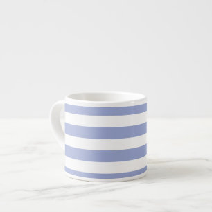 Blauwe strepen espresso kop