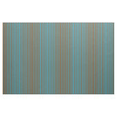 Blauwe strepen met bruine en diepe hemel stof (Yard (91,4 cm))
