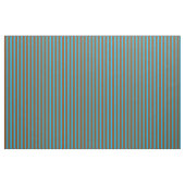 Blauwe strepen met bruine en diepe hemel stof (Fat Quarter)