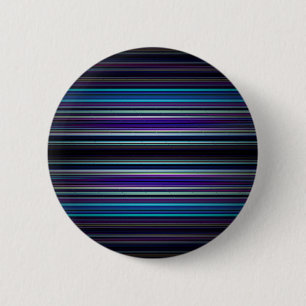 Blauwe strepen patroon ronde button 5,7 cm