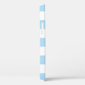 Blauwe strepen, streeppatroon, lijnen, Jouw naam Case-Mate iPhone Case (Achterkant / Rechts)