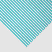 Blauwe strepen tissuepapier (Detail)