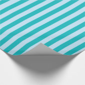 Blauwe strepen van 50 cadeaupapier (Hoek)